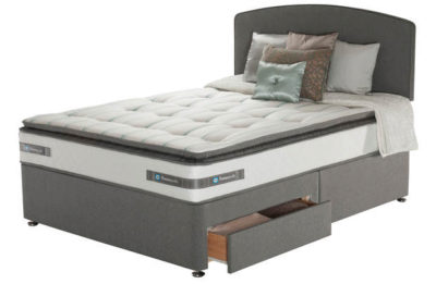 Sealy Ortho Pillowtop Firm Kingsize 2 Drawer Divan Bed